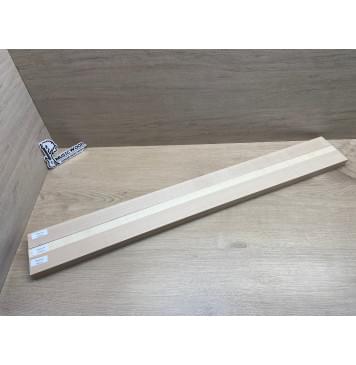 Клён Белый/Клён Белый Явор, волнистый заготовка грифа для бас-гитары Радиал АА 26х43-22-44х910 мм- из 3х частей-9