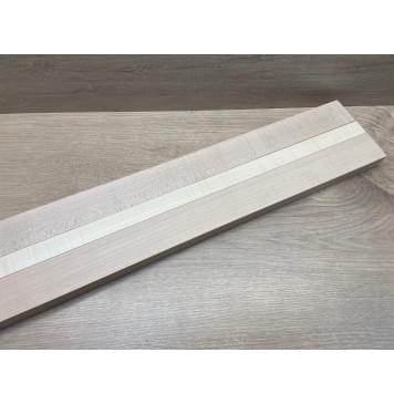 Клён Белый/Клён Белый Явор, волнистый заготовка грифа для бас-гитары Радиал АА 26х43-22-44х910 мм- из 3х частей-10