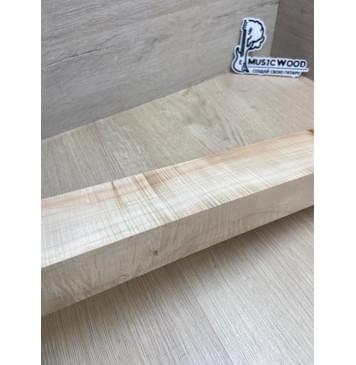 Клён Американский Волнистый Универсальная заготовка Смешанный А Волна ААА 43х70х529 мм-3