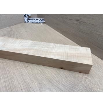 Клён Американский Волнистый Универсальная заготовка Смешанный А Волна ААА 43х70х529 мм-9