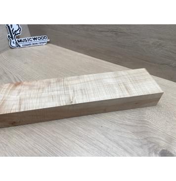 Клён Американский Волнистый Универсальная заготовка Смешанный А Волна ААА 43х80х525 мм-5