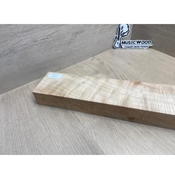 Клён Американский Волнистый Универсальная заготовка Смешанный А Волна ААА 43х80х525 мм-6