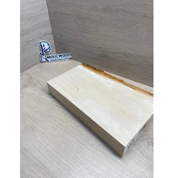 Липа Американская (Basswood), North America Prime wood универсальная заготовка Смешанный ААА 47х180х295 мм-1