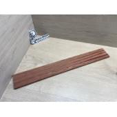 Бубинго заготовка накладки для электрогитары Радиал ААА 10х74-71х555 мм