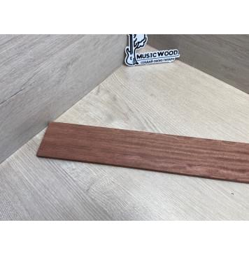 Бубинго заготовка накладки для электрогитары Радиал ААА 10х74-71х555 мм-7