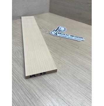 Клён Белый заготовка накладки для народных инструментов Радиал ААА 9х63х377 мм-1