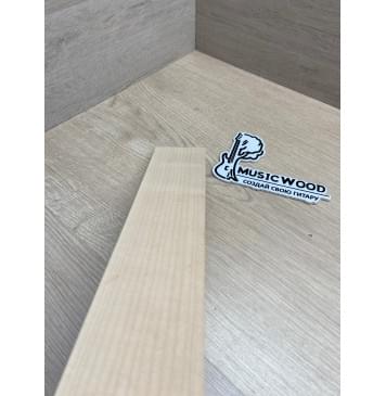 Клён Белый заготовка накладки для народных инструментов Радиал ААА 9х63х377 мм-2