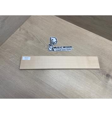 Клён Белый заготовка накладки для народных инструментов Радиал ААА 9х64х377 мм-2