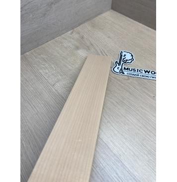 Клён Белый заготовка накладки для народных инструментов Радиал ААА 9х64х377 мм-4