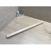 Клен Белый Явор, Волнистый универсальная заготовка Смешанный АА Волна АА 28х26х508 мм