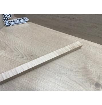 Клен Белый Явор, Волнистый универсальная заготовка Смешанный АА Волна АА 28х26х508 мм-1