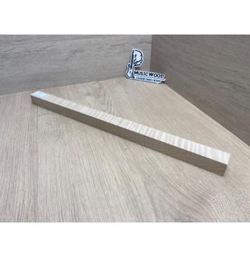 Клен Белый Явор, Волнистый универсальная заготовка Смешанный АА Волна АА 26х26х478 мм-0