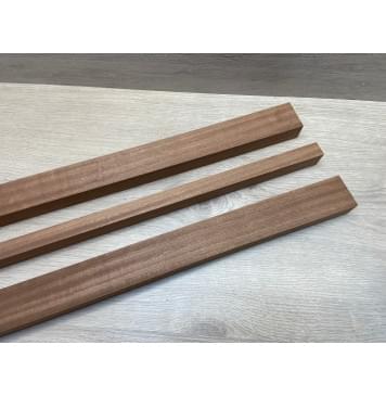 Сапели заготовка грифа электрогитары Радиал АА 28х(47-21-47)х710 мм - из 3х частей-1