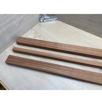 Сапели заготовка грифа электрогитары Радиал АА 28х(47-21-47)х710 мм - из 3х частей-3