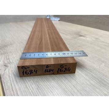 Сапели заготовка грифа электрогитары Радиал АА 28х(47-21-47)х710 мм - из 3х частей-2