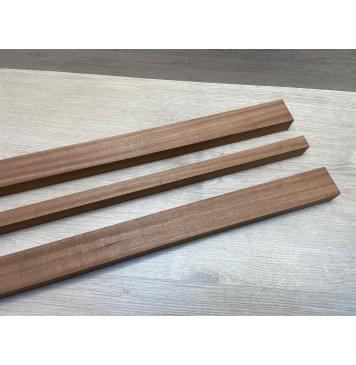 Сапели заготовка грифа электрогитары Радиал АА 28х(47-21-47)х710 мм - из 3х частей-7