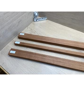 Сапели заготовка грифа электрогитары Радиал АА 28х(47-21-47)х710 мм - из 3х частей-8