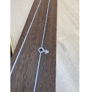 Венге заготовка грифа для бас-гитары Радиал АА 21х121х905 мм-9