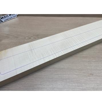 Клён Белый Явор, Волнистый заготовка грифа для электрогитары Радиал ААА Волна ААА 24-25х113х765 мм-24