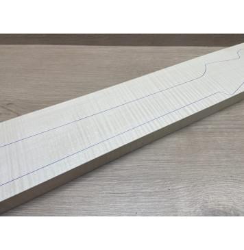 Клён Белый Явор, Волнистый заготовка грифа для электрогитары Радиал ААА Волна ААА 24-25х113х765 мм-25