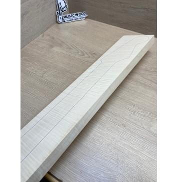 Клён Белый Явор, Волнистый заготовка грифа для электрогитары Радиал ААА Волна ААА 24-25х113х765 мм-29