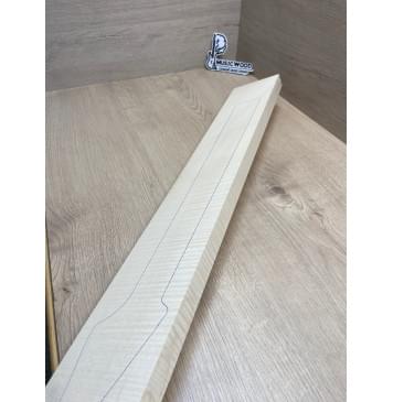 Клён Белый Явор, Волнистый заготовка грифа для электрогитары Радиал ААА Волна ААА 24-25х113х765 мм-31