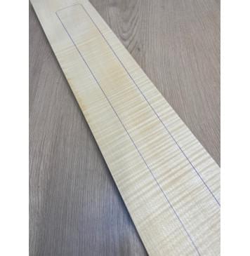 Клён Белый Явор, Волнистый заготовка грифа для электрогитары Радиал ААА Волна ААА 24-25х113х765 мм-35