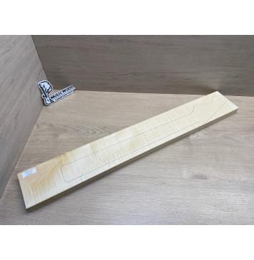 Клён Белый Явор, Волнистый заготовка грифа для электрогитары Радиал ААА Волна ААА 24-25х113х765 мм-3