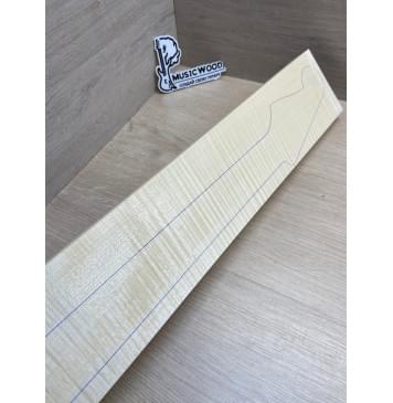 Клён Белый Явор, Волнистый заготовка грифа для электрогитары Радиал ААА Волна ААА 24-25х113х765 мм-7