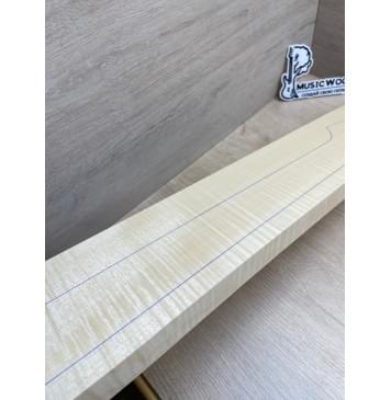 Клён Белый Явор, Волнистый заготовка грифа для электрогитары Радиал ААА Волна ААА 24-25х113х765 мм-9