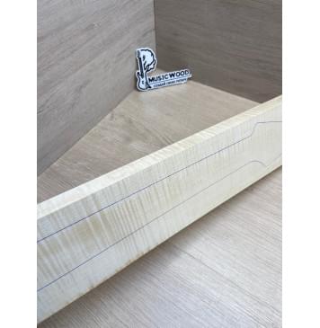 Клён Белый Явор, Волнистый заготовка грифа для электрогитары Радиал ААА Волна ААА 24-25х113х765 мм-10