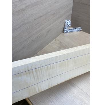 Клён Белый Явор, Волнистый заготовка грифа для электрогитары Радиал ААА Волна ААА 24-25х113х765 мм-11