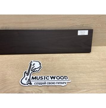 Клён Black заготовка накладки для электрогитары Тангент ААААА 9х87х565 мм-2