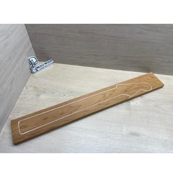 Клён Канадский (Hard Maple) Roasted, North America Prime wood заготовка грифа для электрогитары Тангент ААААА 22х100х753 мм-0