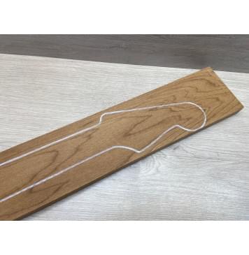 Клён Канадский (Hard Maple) Roasted, North America Prime wood заготовка грифа для электрогитары Тангент ААААА 22х100х753 мм-12