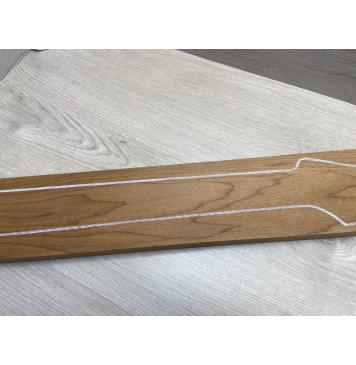 Клён Канадский (Hard Maple) Roasted, North America Prime wood заготовка грифа для электрогитары Тангент ААААА 22х100х753 мм-3
