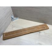 Клён Канадский (Hard Maple) Roasted, North America Prime wood заготовка грифа для электрогитары Тангент ААА 22х101х720 мм