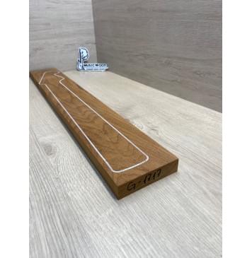 Клён Канадский (Hard Maple) Roasted, North America Prime wood заготовка грифа для электрогитары Тангент ААА 22х101х720 мм-6