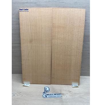Кедр Красный (Red Cedar, North America Prime wood), заготовка на деку акустической гитары Радиал АА 4,5х225х564 мм, 2 шт.-0