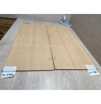 Кедр Красный (Red Cedar, North America Prime wood), заготовка на деку акустической гитары Радиал ААА 4,5х224х565 мм, 2 шт.-4