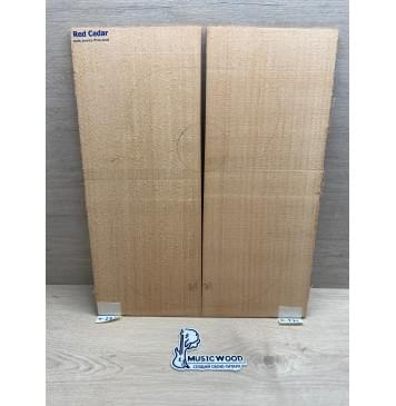Кедр Красный (Red Cedar, North America Prime wood), заготовка на деку акустической гитары Радиал АА 4,5х222х561 мм, 2 шт.-4