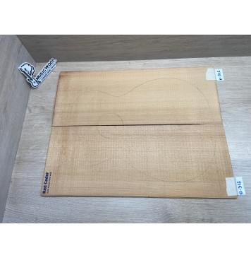 Кедр Красный (Red Cedar, North America Prime wood), заготовка на деку акустической гитары Радиал ААА 4,5х221х565 мм, 2 шт.-1