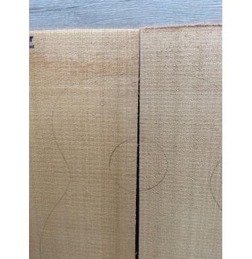 Кедр Красный (Red Cedar, North America Prime wood), заготовка на деку акустической гитары Радиал ААА 4,5х221х565 мм, 2 шт.-3