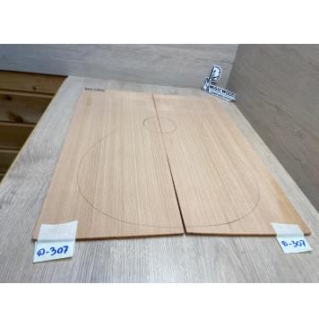 Кедр Красный (Red Cedar, North America Prime wood), заготовка на деку акустической гитары Радиал АА 4х216х560 мм, 2 шт.-2