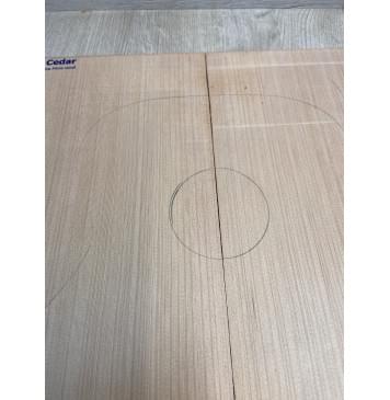 Кедр Красный (Red Cedar, North America Prime wood), заготовка на деку акустической гитары Радиал АА 4х216х560 мм, 2 шт.-4