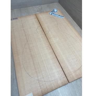 Ель Ситхинская (Sitka spruce, North America Prime wood) заготовка на деку акустической гитары Радиал АА 4х219х560 мм, 2 шт-4