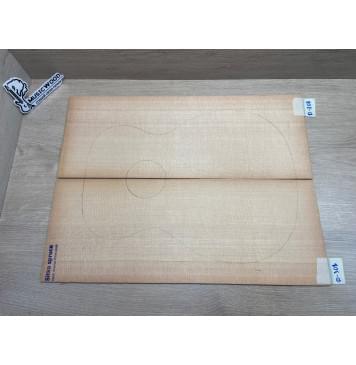 Ель Ситхинская (Sitka spruce, North America Prime wood) заготовка на деку акустической гитары Радиал АА 4х216х573 мм, 2 шт-4