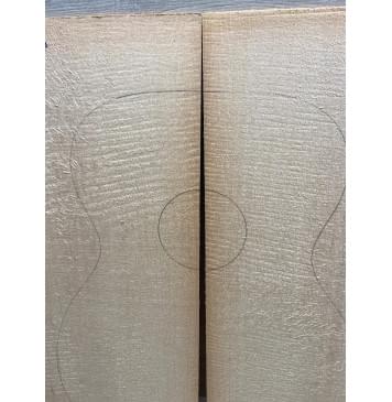 Ель Ситхинская (Sitka spruce, North America Prime wood) заготовка на деку акустической гитары Радиал АА 4х216х573 мм, 2 шт-5