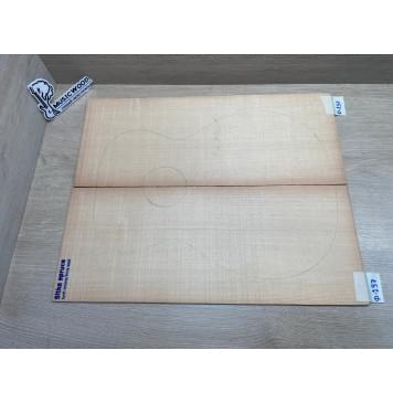 Ель Ситхинская (Sitka spruce, North America Prime wood) заготовка на деку акустической гитары Радиал АА 4х220х544 мм, 2 шт-1