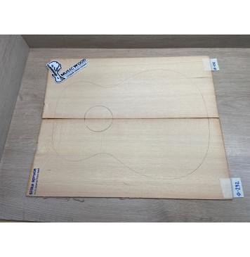 Ель Ситхинская (Sitka spruce, North America Prime wood) заготовка на деку акустической гитары Радиал А 4х226х550 мм, 2 шт-1